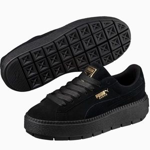 Puma suede platform sneaker
